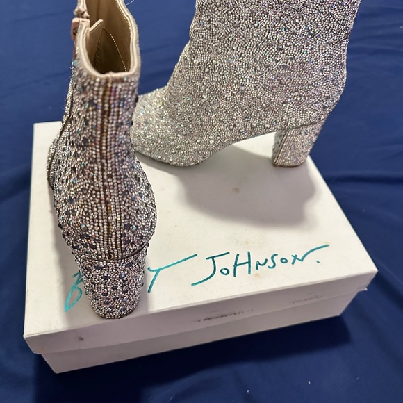 Betsey Johnson Cady Sparkly Rhinestone Booties - Picture 5 of 7